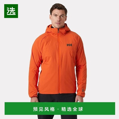 欧洲直邮Helly Hansen 男士橙色聚酰胺Odin轻质弹力连帽夹克2外套