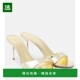 金属感皮质凉拖 1h可退 003775 女士 Lidia 香港直邮Paris Texas