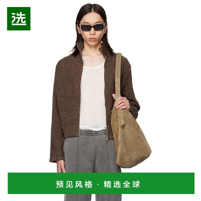 1h可退 香港直邮Our Legacy 男士 棕色 Shrunken Fullzip 夹克 M4