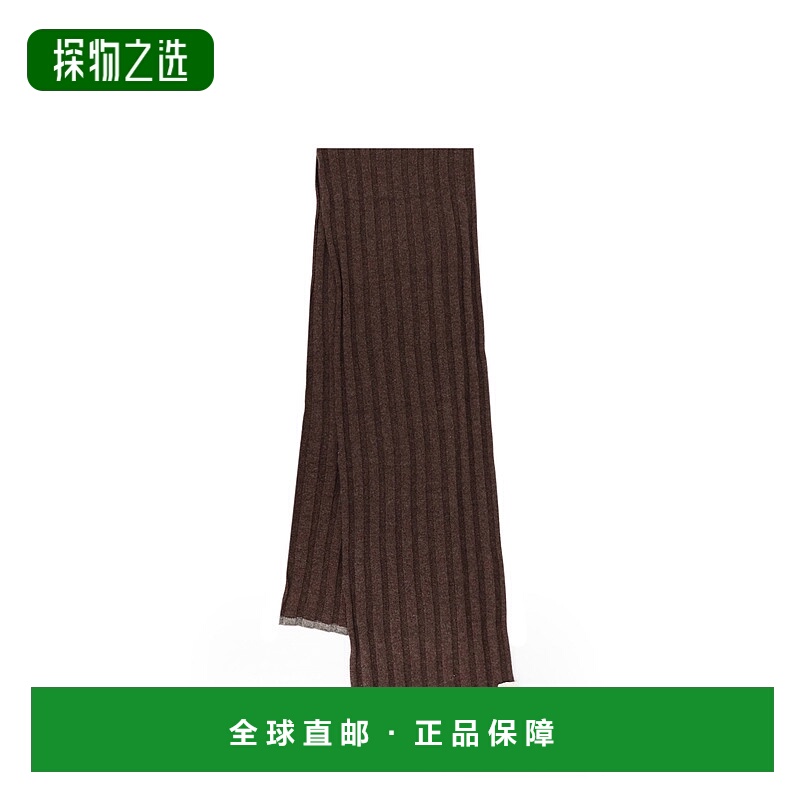 香港直邮Brunello Cucinelli 罗纹针织围巾 M2240819羊绒