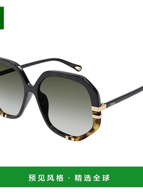 1h可退 香港直邮Chloe 蔻依 女士 CH0105S 光泽黑色眼镜 CH0105S0