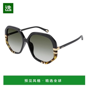 香港直邮Chloe 光泽黑色眼镜 蔻依 CH0105S CH0105S0 女士 1h可退