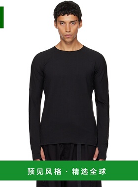 香港直邮Y-3 男士 灰色 Running 长袖 T 恤 JX4806