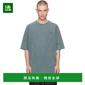 242343M2130 美国直邮 1h可退 恤 juun T恤 蓝色做旧 男装