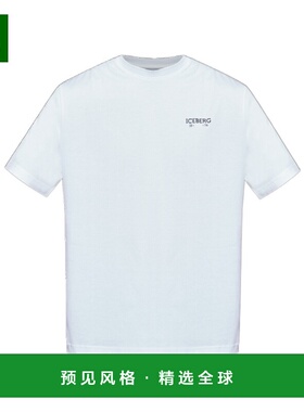 香港直邮ICEBERG 男士T恤 I1P0F02911016325 AW2025 白色 圆领T恤