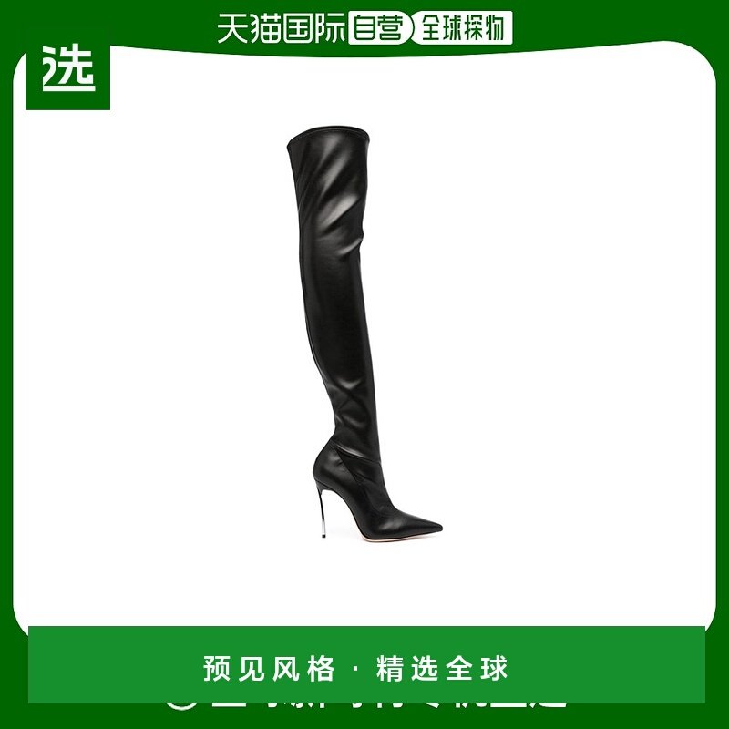 香港直邮Casadei 尖头长筒靴 1T053W100MC2274