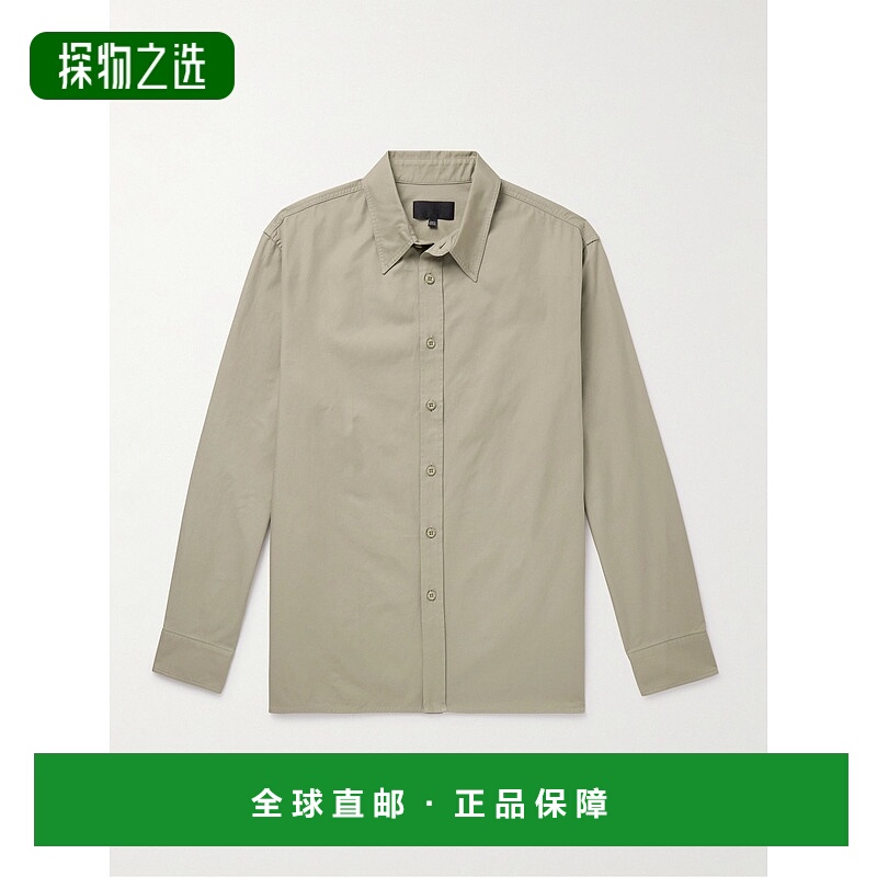 香港直邮NILI LOTAN 男士 Chance 棉质斜纹布衬衫 22079W1638TAG