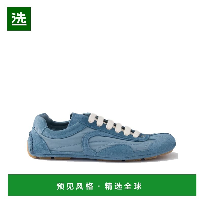 香港直邮PRADA 女士运动鞋 1E247OD7CF0637 SS2026 蓝色 MONTECAR,运动鞋new,运动休闲鞋,淘宝优惠券,粉丝福利购,淘宝优惠卷
