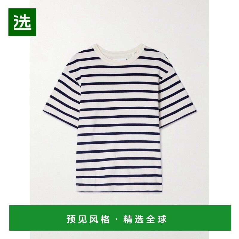 1h可退 香港直邮Citizens Of Humanity 女士 Goldie 条纹棉混纺针,女装/女士精品,T恤,淘宝优惠券,粉丝福利购,淘宝优惠卷