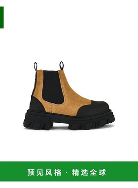 1h可退 香港直邮GANNI 甘尼 女士 防滑鞋底短靴 S3244 red红色 舒