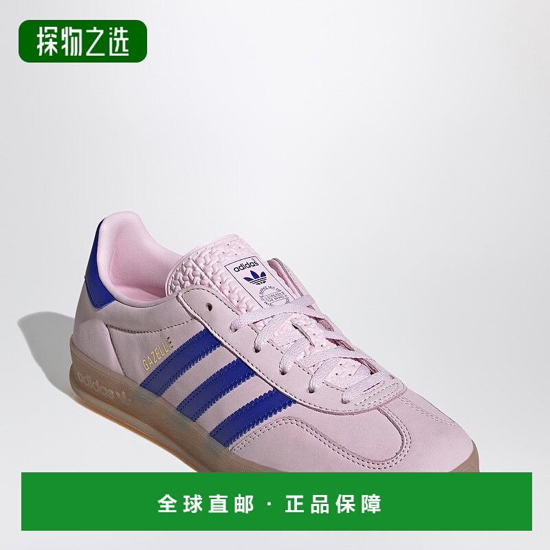 香港直邮Adidas Originals 女士 Gazelle Clear Pink/Lucid Blue/