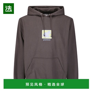 1h可退 香港直邮Gramicci 小野人 男士 Felpa 蟾蜍纹连帽卫衣 G5F