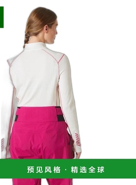 欧洲直邮Helly Hansen 女士红色拼色/白色羊毛LIFA®美利奴羊