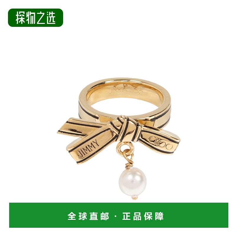 香港直邮Jimmy Choo 蝴蝶结戒指 RIBBONRINGJKI