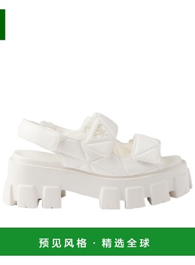 香港直邮Prada 露趾厚底凉鞋 1X439N038F055普拉达