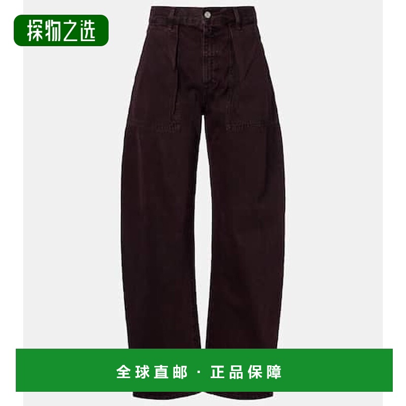 香港直邮AGOLDE 女士 Sefton barrel-leg 高腰牛仔裤