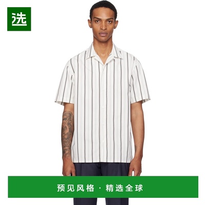 1h可退 香港直邮Brioni 布里奥尼 男士 灰白色衬衫 SCFR0LPC008