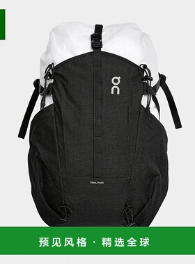 欧洲直邮On/昂跑 Ultra系列白色/黑色再生聚酰胺20升卷口式闭背包