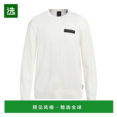 1h可退 香港直邮Armani Exchange 男士 毛衣 white白色 舒适时尚