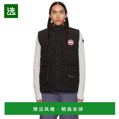 香港直邮Canada Goose 加拿大鹅 男士 黑色 Freestyle 羽绒马甲 4