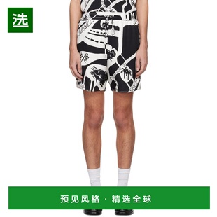 1h可退 【美国直邮】Rhude 黑色 & 白色 Strada 短裤