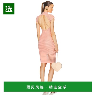 1h可退 香港直邮Alaïa 女士 Back 剪短连衣裙 AA9R24035M863