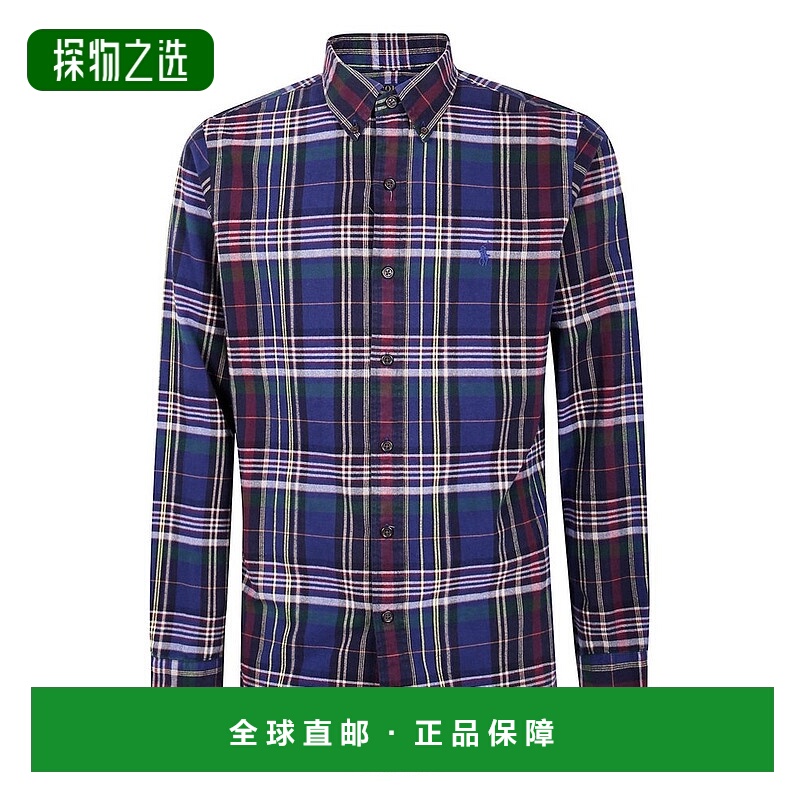 香港直邮Polo Ralph Lauren Polo 拉夫·劳伦 男士 格紋長袖襯衫