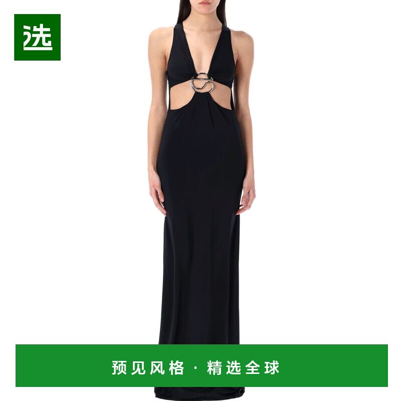 COPERNI 女士连衣裙 COPR157F5023BLK SS2025 黑色 Cut-Out C-Log