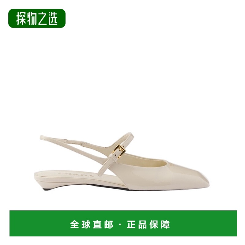 香港直邮Prada 露跟平底凉鞋 1F828N069F015