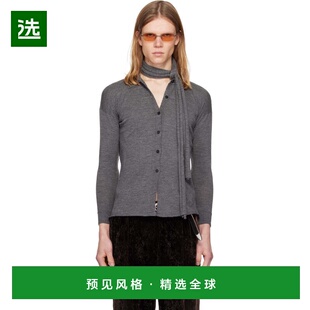 1h可退 香港直邮Magliano 男士 灰色 Tipa Knitted 开衫 MGFW25SR