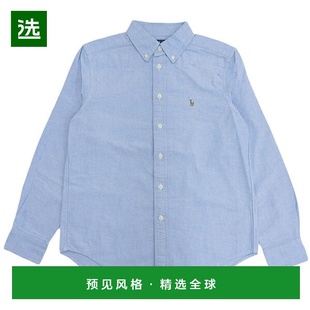 服装 REPLEN CORE 棉质蓝色 衬衫 女士长袖 男士 Lauren Ralph