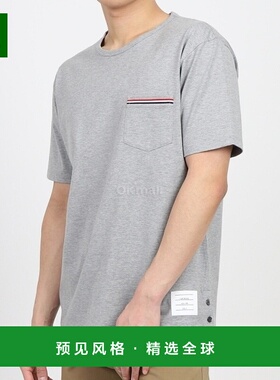 韩国直邮Thom Browne桑姆布郎尼T恤灰色圆领MJS010A 01454 055