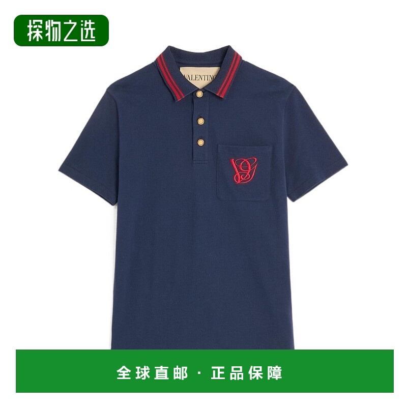 香港直邮Valentino 短袖Polo衫 VMH04AB18华伦天奴