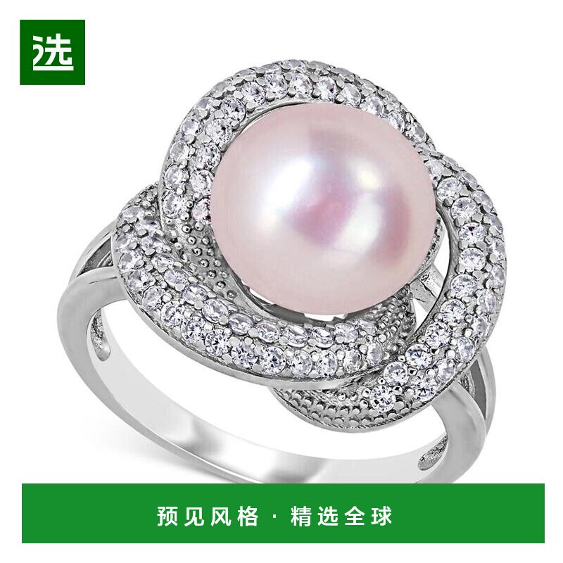 1h可退 【美国直邮】Macy's|粉色养殖淡水珍珠（10-1/2 毫米）和