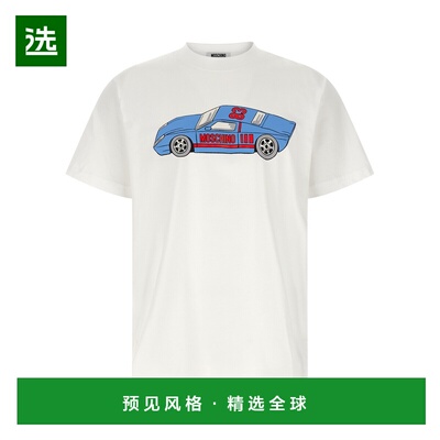 1h可退 香港直邮MOSCHINO 男士T恤 A070302411001 SS2026 白色 Pr