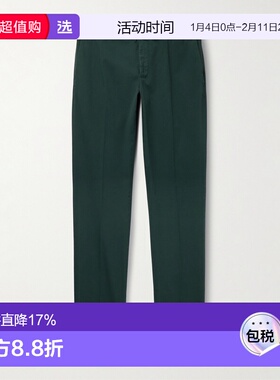 1h可退 香港直邮Slowear 男士 Venezia 1951 直筒弹力棉质斜纹布