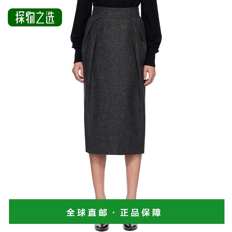 香港直邮Maison Margiela 马丁·马吉拉 女士 灰色半身裙 S29ME00