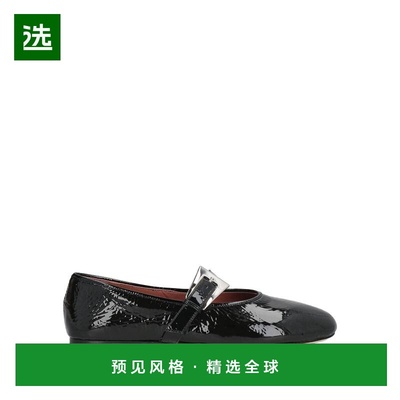 1h可退 香港直邮Paris Texas 女士 芭蕾舞鞋 black黑色 舒适时尚