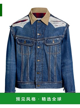 香港直邮Maison Margiela Pendleton 格纹牛仔外套 S67AM0061STZ0