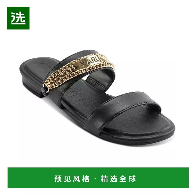 1h可退 【美国直邮】karl lagerfeld 女士 凉鞋外穿休闲 百搭 高,女鞋,时装凉鞋,淘宝优惠券,粉丝福利购,淘宝优惠卷