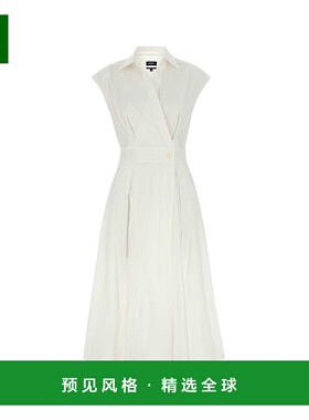 香港直邮A.P.C. 女士 V 领连衣裙 COEVDF35149 white白色 舒适时