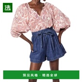 女士衬衫 1h可退 Amara花卉 Kyla Blouse 美国直邮 Cleobella