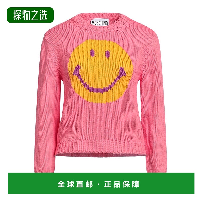 香港直邮Moschino 莫斯奇诺 女士 毛衣 pink粉色 舒适时尚