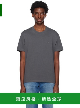 1h可退 香港直邮Ami Paris 男士 灰色 Ami de Cœur T 恤 UTS02272