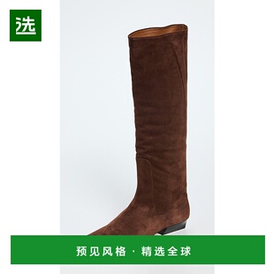 1h可退 香港直邮Staud 女士 Wally 平底靴子