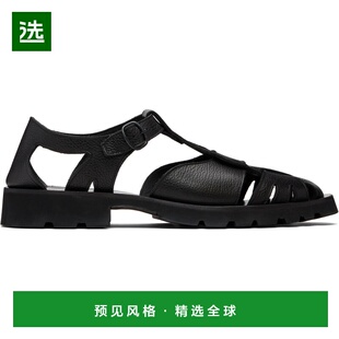 1h可退 香港直邮Hereu 男士 黑色 Pesca Sport Grainy 凉鞋 PESPG