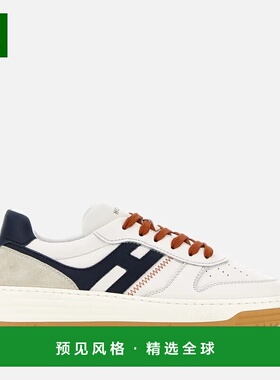 欧洲直邮Hogan H630象牙白/蓝色运动鞋男式篮球鞋
