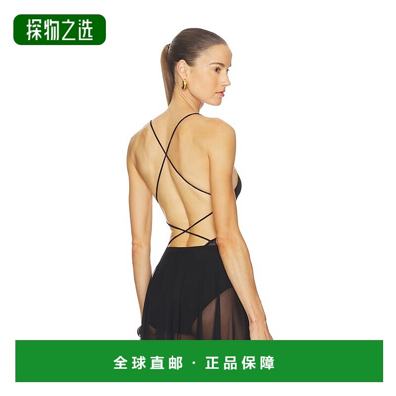 香港直邮NORMA KAMALI 诺玛·卡玛丽 女士 Fara Slip 超低背连体