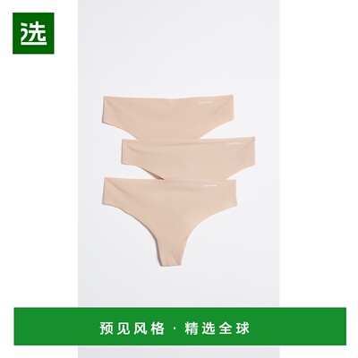 香港直邮Calvin Klein Underwear CK内衣 女士 3 条装隐形丁字裤