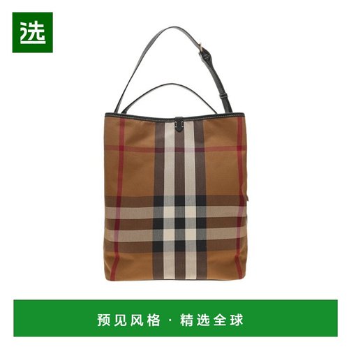 1h可退 香港直邮Burberry 格纹手提包 81021881